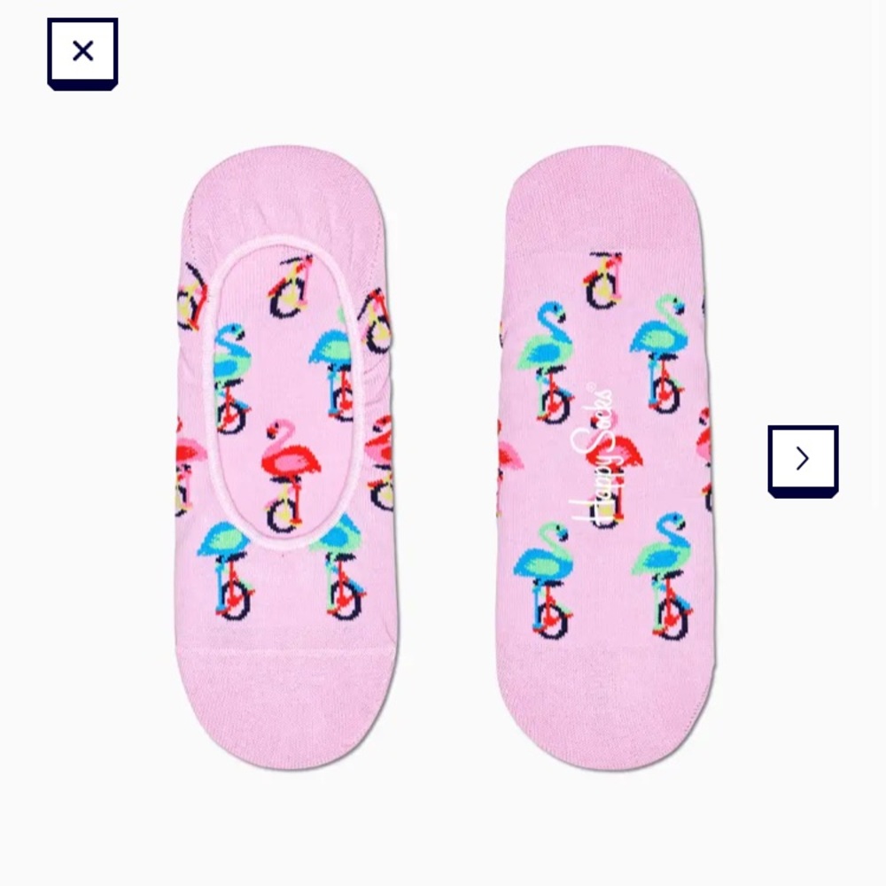 NWT Happy Socks liner socks